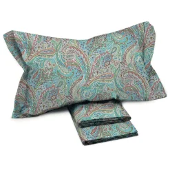 Garnero Arredamenti Set lenzuola matrimoniale in cotone fantasia verde Meringa Clearance