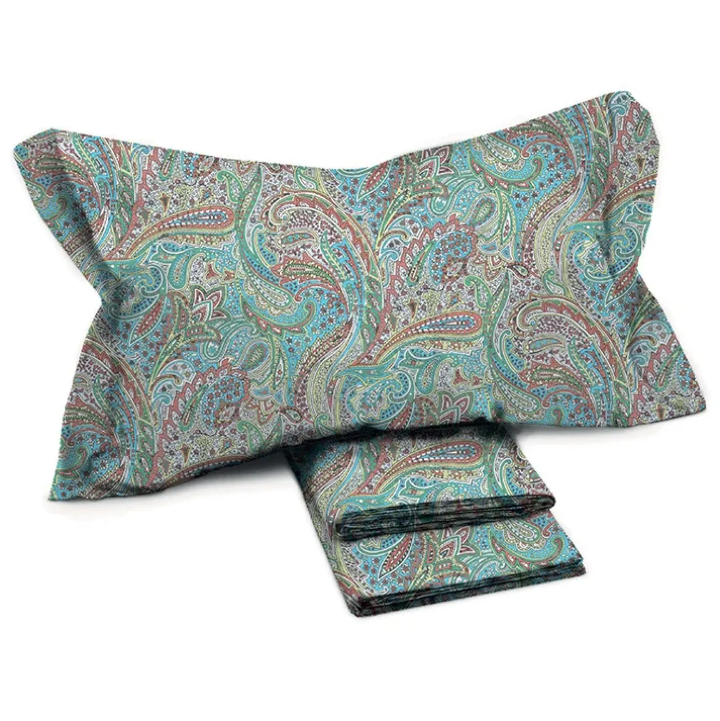 Garnero Arredamenti Set lenzuola matrimoniale in cotone fantasia verde Meringa Clearance