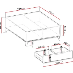 Garnero Arredamenti Set mobili soggiorno completo beige frontali serigrafati Miriam 1 Best