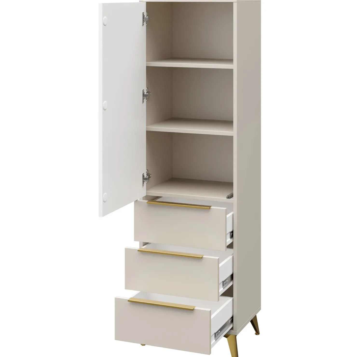 Garnero Arredamenti Set mobili soggiorno completo beige frontali serigrafati Miriam 1 Best