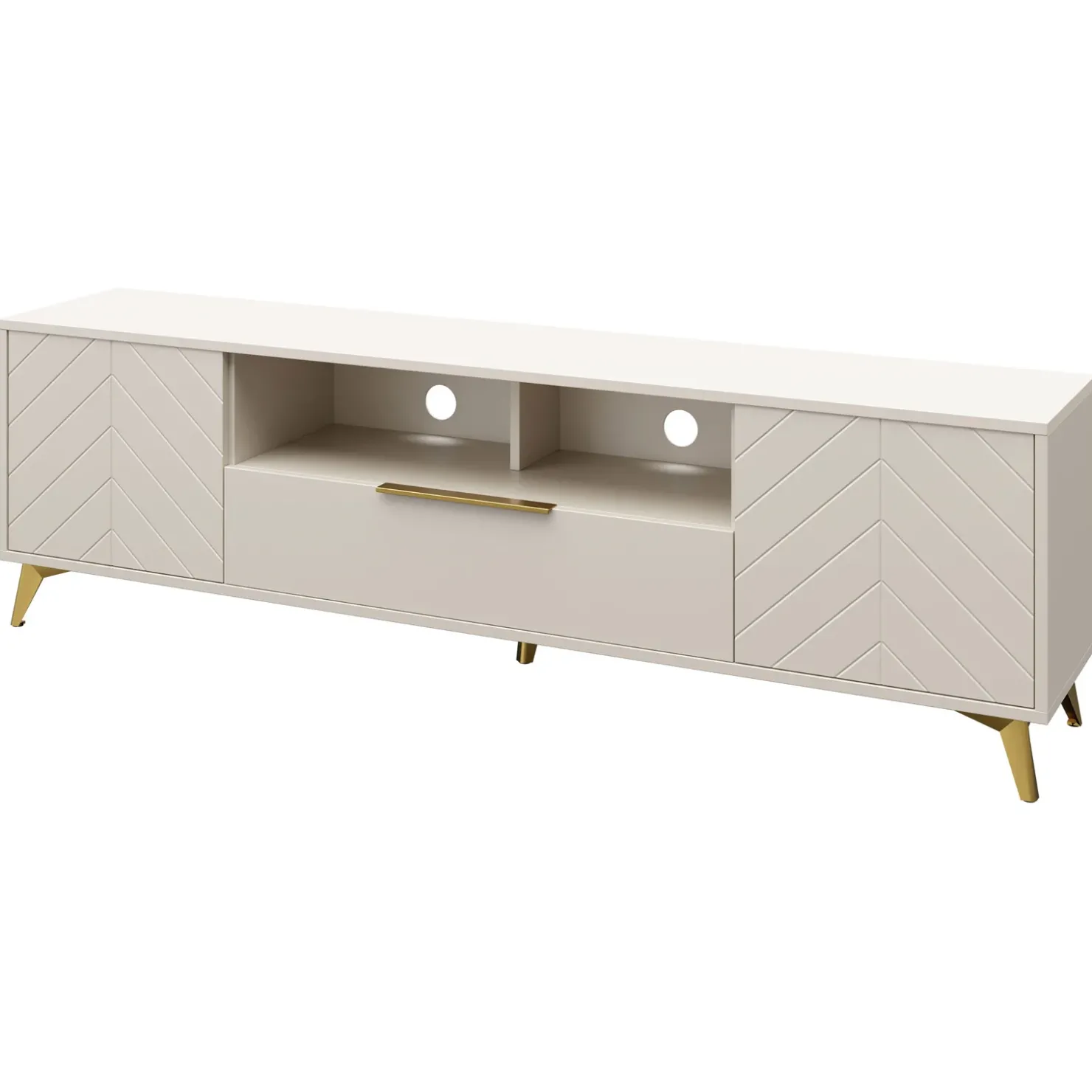 Garnero Arredamenti Set mobili soggiorno completo beige frontali serigrafati Miriam 1 Best