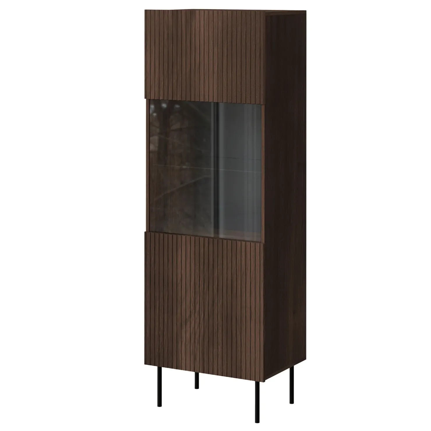 Garnero Arredamenti Set mobili soggiorno completo noce cannettato Gabiot Discount