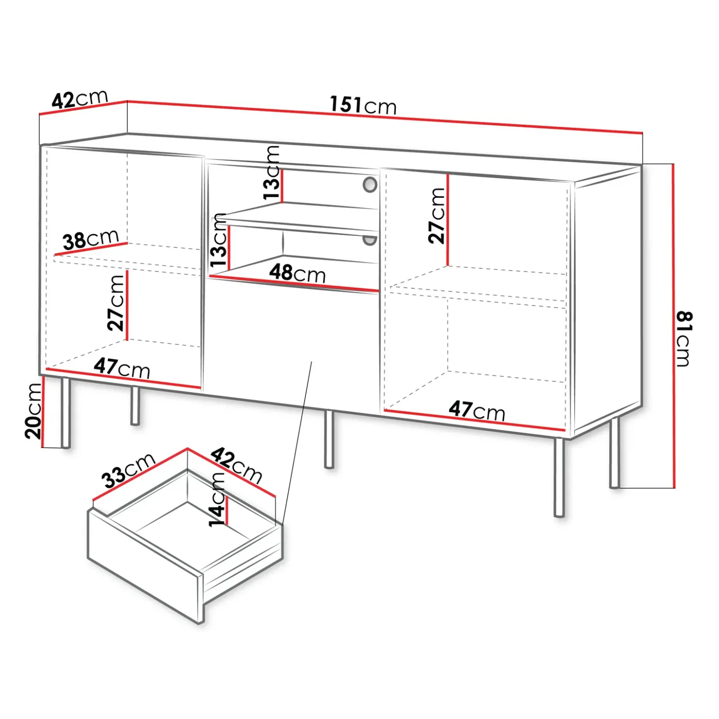 Garnero Arredamenti Set mobili soggiorno completo noce cannettato Gabiot Discount