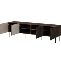 Garnero Arredamenti Set mobili soggiorno completo noce cannettato Gabiot Discount