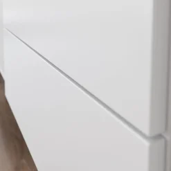 Garnero Arredamenti Set mobili soggiorno completo design cannettato bianco Strike Bianco Opaco Clearance