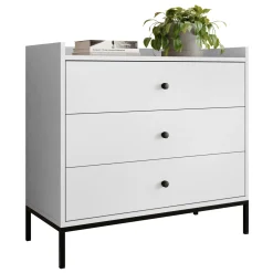 Garnero Arredamenti Set mobili soggiorno completo design moderno bianco Pollon 2 Bianco Opaco