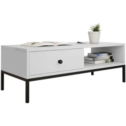 Garnero Arredamenti Set mobili soggiorno completo design moderno bianco Pollon 2 Bianco Opaco
