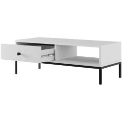 Garnero Arredamenti Set mobili soggiorno completo design moderno bianco Pollon 2 Bianco Opaco