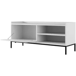 Garnero Arredamenti Set mobili soggiorno completo design moderno bianco Pollon 2 Bianco Opaco