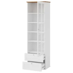 Garnero Arredamenti Set mobili soggiorno completo moderno bianco rovere Relaxio Hot