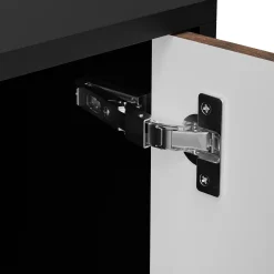 Garnero Arredamenti Set mobili soggiorno completo moderno noce nero Wild Noce - Nero opaco Best