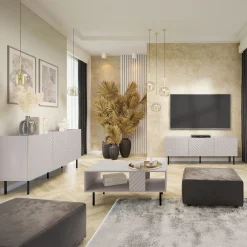 Garnero Arredamenti Set mobili soggiorno completo Daniele Beige Discount