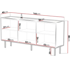 Garnero Arredamenti Set mobili soggiorno completo Daniele Beige Discount