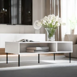 Garnero Arredamenti Set mobili soggiorno completo Stark 2 Bianco Opaco Best