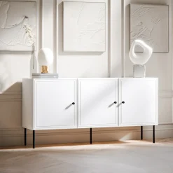 Garnero Arredamenti Set mobili soggiorno completo Stark 2 Bianco Opaco Best