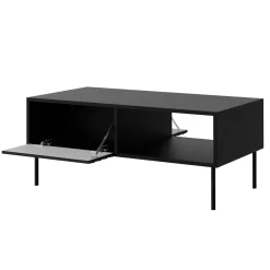 Garnero Arredamenti Set mobili soggiorno completo moderno nero Wild 2 Nero Opaco Discount