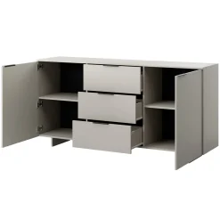 Garnero Arredamenti Set mobili soggiorno completo grigio Stone Discount