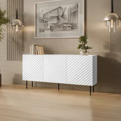 Garnero Arredamenti Set mobili soggiorno completo bianco Daniele Bianco Opaco Hot