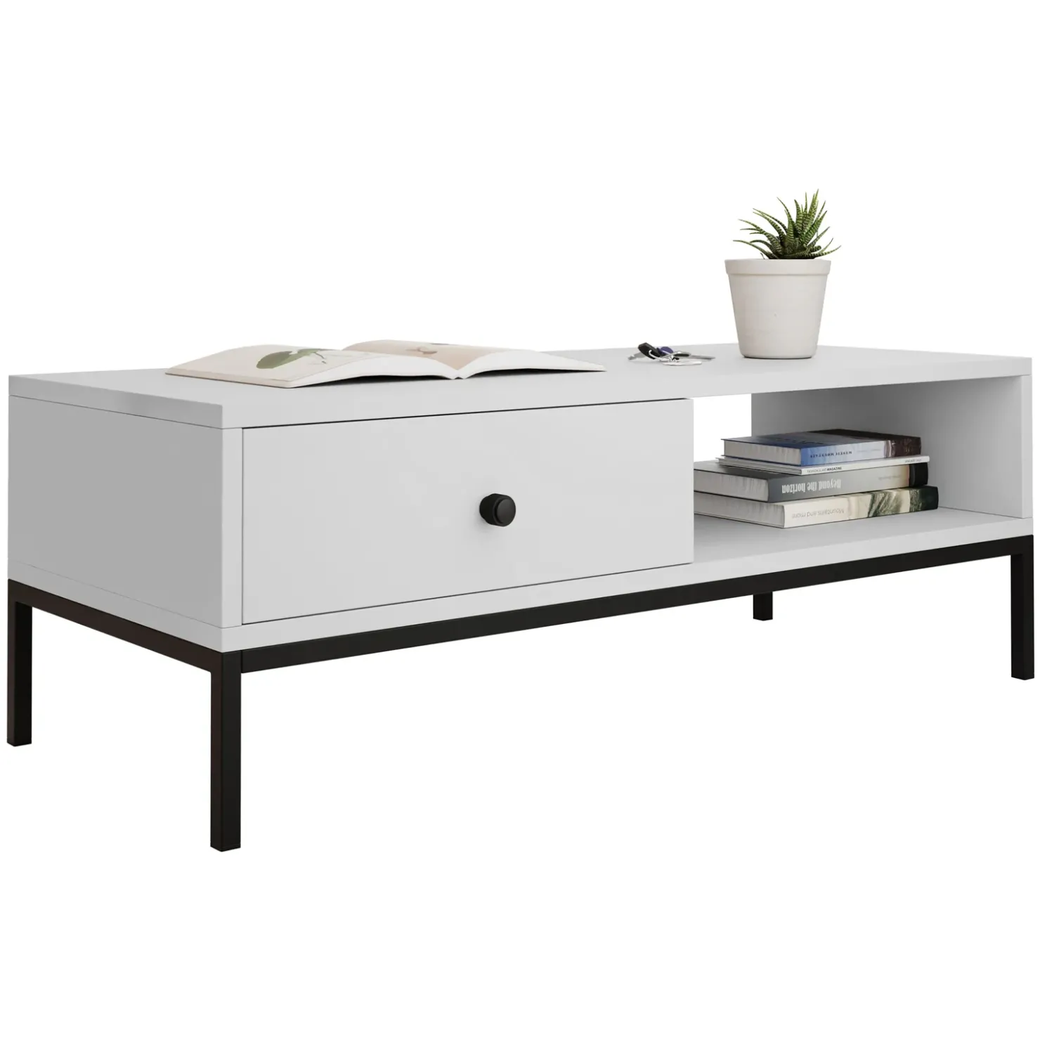Garnero Arredamenti Set mobili soggiorno completo design moderno bianco Pollon Discount