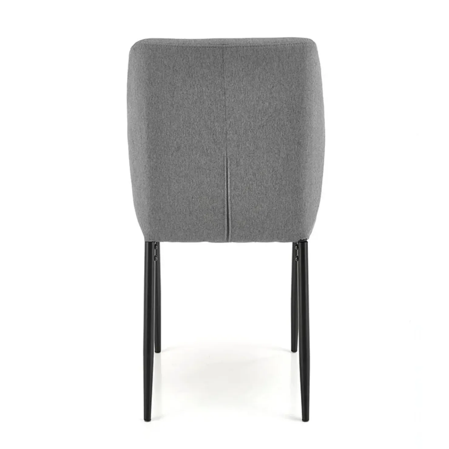 Garnero Arredamenti Set tavolo 110/170cm + 4 sedie imbottite grigio nero Albani Best