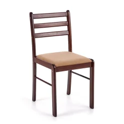 Garnero Arredamenti Set tavolo moderno 110x72cm + 4 sedie rovere scuro Lunelle Best