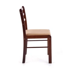 Garnero Arredamenti Set tavolo moderno 110x72cm + 4 sedie rovere scuro Lunelle Best