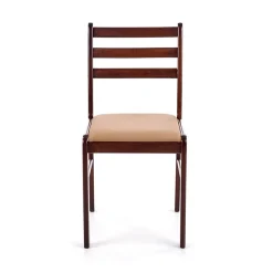 Garnero Arredamenti Set tavolo moderno 110x72cm + 4 sedie rovere scuro Lunelle Best