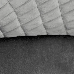 Garnero Arredamenti Sgabello alto regolabile con braccioli in velluto nero Arsel Grigio Outlet