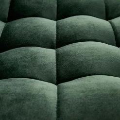 Garnero Arredamenti Sgabello imbottito regolabile in velluto nero Fost Verde Hot