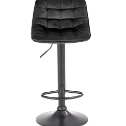 Garnero Arredamenti Sgabello imbottito regolabile in velluto Fost Nero Sale