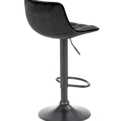 Garnero Arredamenti Sgabello imbottito regolabile in velluto Fost Nero Sale