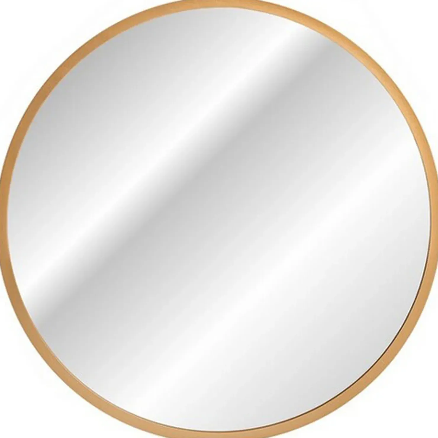 Garnero Arredamenti Specchio da parete retroilluminato 80x80cm dorato Goldy