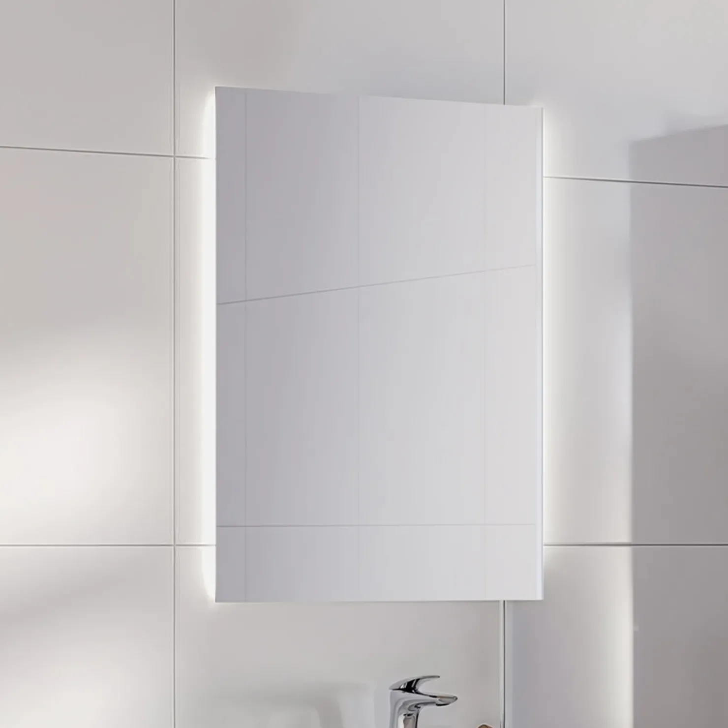 Garnero Arredamenti Specchio da parete retroilluminato 60x80cm Recto Best