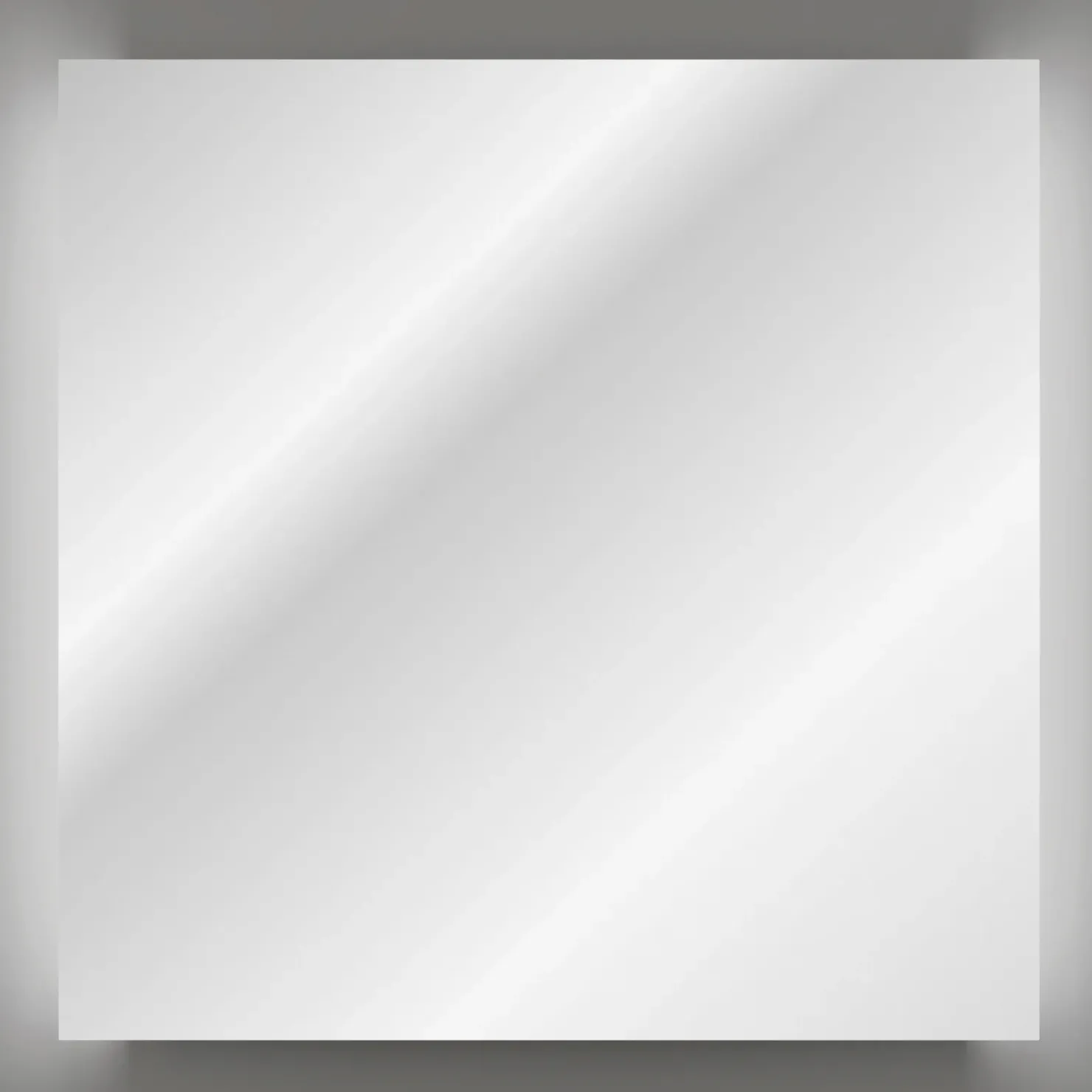 Garnero Arredamenti Specchio da parete retroilluminato 80x80cm Recto Sale