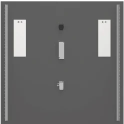 Garnero Arredamenti Specchio da parete retroilluminato 80x80cm Recto Sale