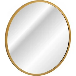 Garnero Arredamenti Specchio da parete retroilluminato 60x60cm dorato Goldy Online