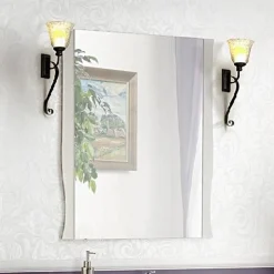 Garnero Arredamenti Specchio da parete 60x80cm bianco Brigit New