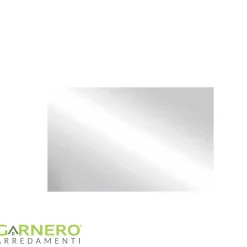 Garnero Arredamenti Specchio retroilluminato da parete bagno rettangolare 80x60cm vetro Piola Outlet