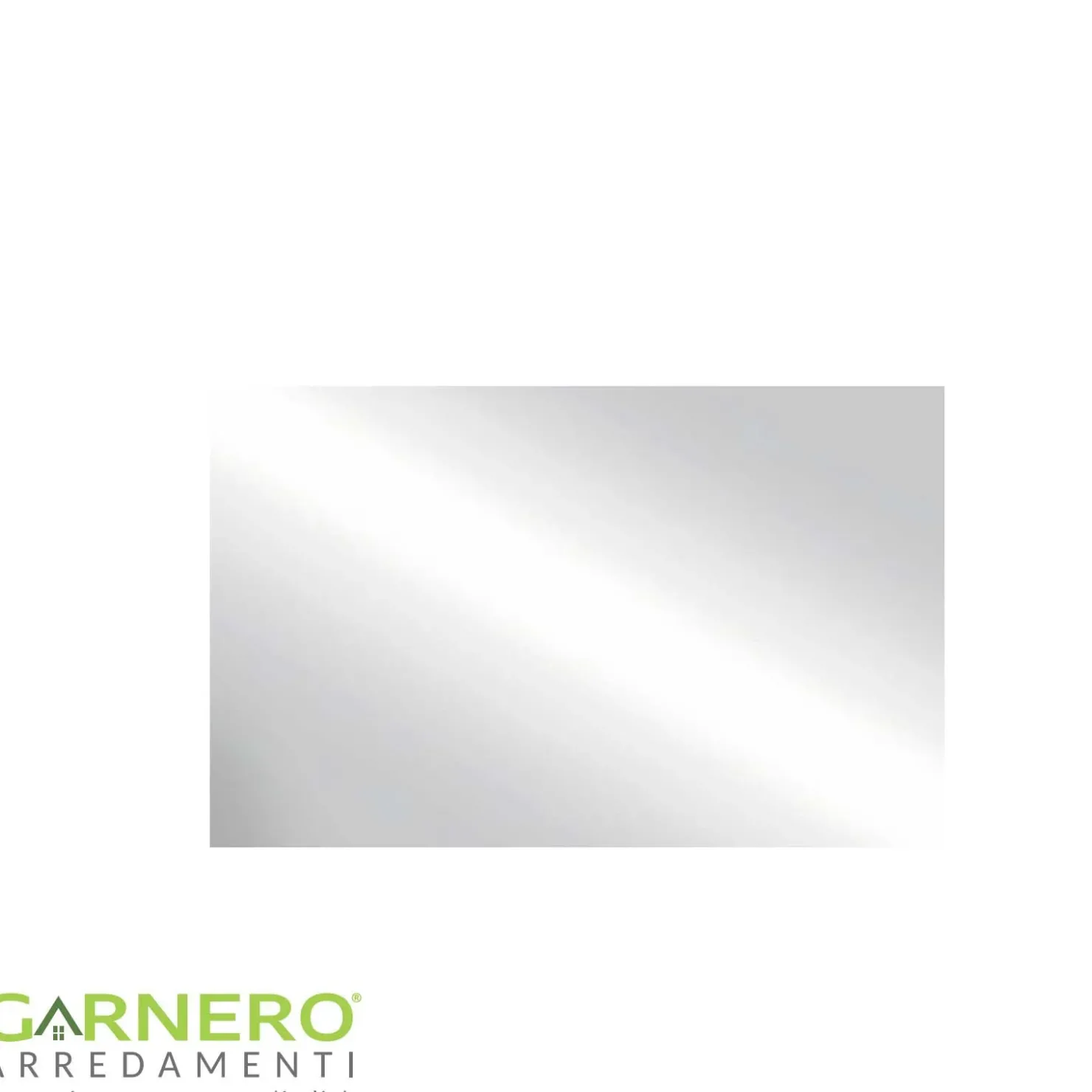 Garnero Arredamenti Specchio retroilluminato da parete bagno rettangolare 80x60cm vetro Piola Outlet