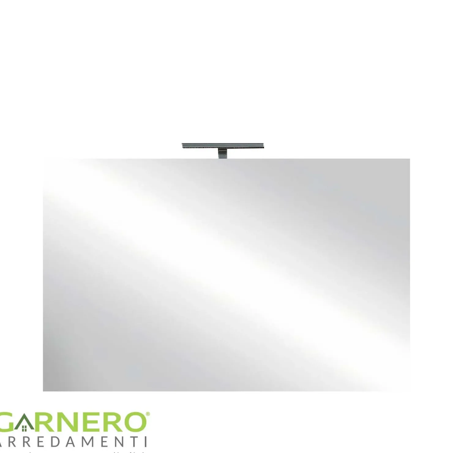 Garnero Arredamenti Specchio 100x75cm moderno con un LED vetro Premier Online