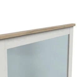 Garnero Arredamenti Specchio 96x91cm scandinavo bianco frassinato rovere Lars Clearance