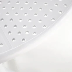 Garnero Arredamenti Tavolino da giardino rotondo polipropilene 60cm Ondina Bianco Sale