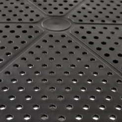 Garnero Arredamenti Tavolino da giardino rotondo polipropilene 60cm Ondina Nero