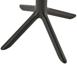 Garnero Arredamenti Tavolino da giardino rotondo polipropilene 60cm Ondina Nero