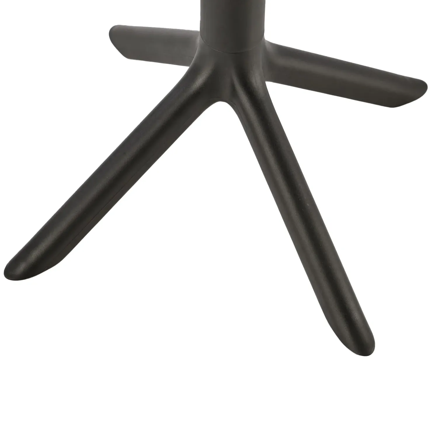 Garnero Arredamenti Tavolino da giardino rotondo polipropilene 60cm Ondina Nero