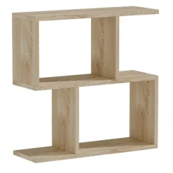 Garnero Arredamenti Tavolino da salotto con libreria design 60x60cm sonoma Priocca Rovere Discount