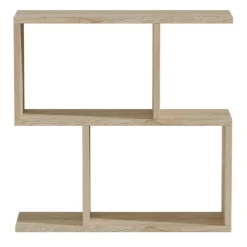 Garnero Arredamenti Tavolino da salotto con libreria design 60x60cm sonoma Priocca Rovere Discount