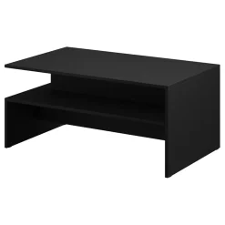 Garnero Arredamenti Tavolino da salotto design 100x45cm nero Emotion Gihome® Nero Opaco Outlet