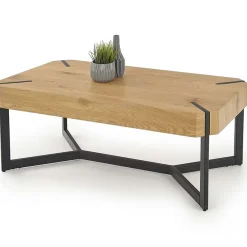 Garnero Arredamenti Tavolino da salotto design 110x60cm rovere dorato nero Murray Sale