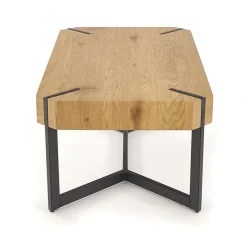 Garnero Arredamenti Tavolino da salotto design 110x60cm rovere dorato nero Murray Sale